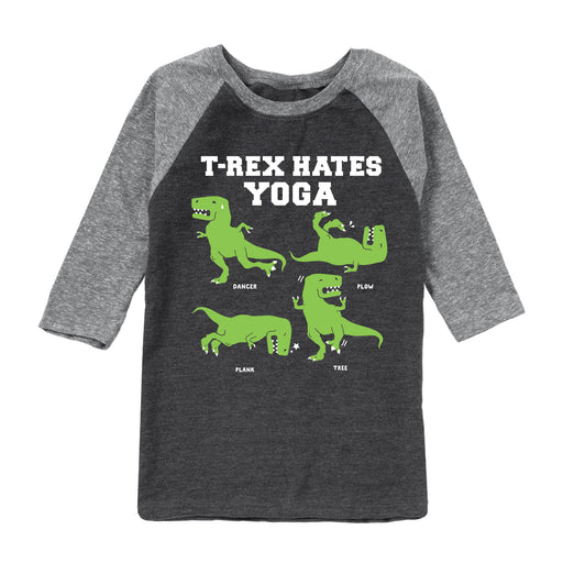 Dinosaur Yoga - Toddler Raglan