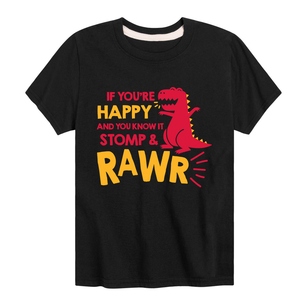 Stomp And Rawr - Youth & Toddler Short Sleeve T-Shirt