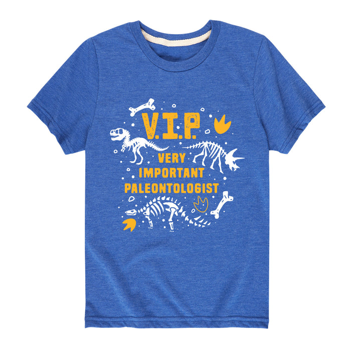VIP Very Important Paleontologist - Youth & Toddler Short Sleeve T-Shirt