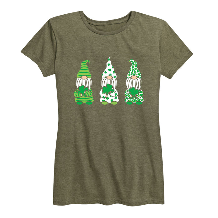 St. Patrick's Gnomes - Women's Short Sleeve T-Shirt