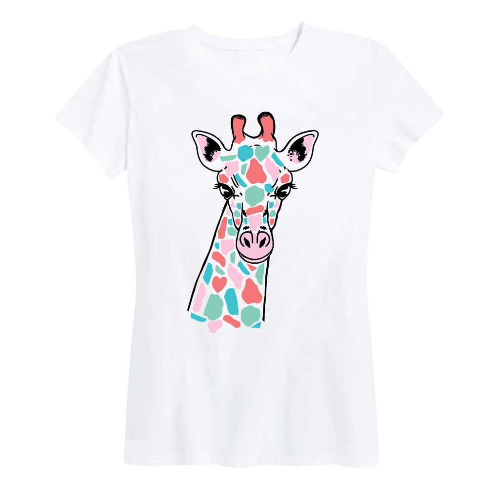 Colorful Giraffe - Women's Short Sleeve T-Shirt