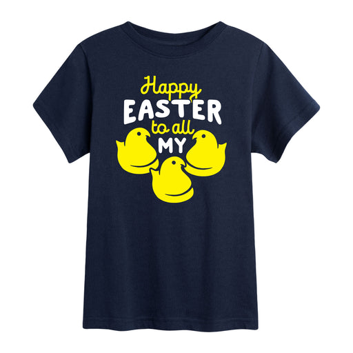 Happy Easter to all My Peeps - Youth Short Sleeve T-Shirt