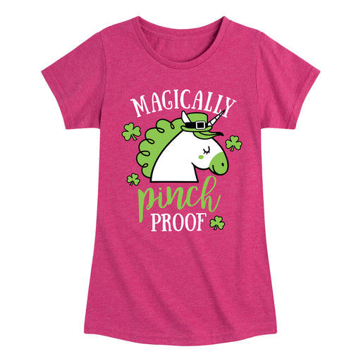 Magically Pinch Proof - Youth & Toddler Girls Short Sleeve T-Shirt