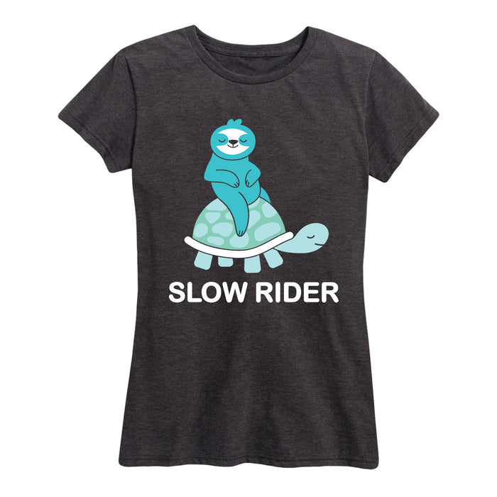 Slow Rider Sloth And Turtle - Women's Short Sleeve T-Shirt