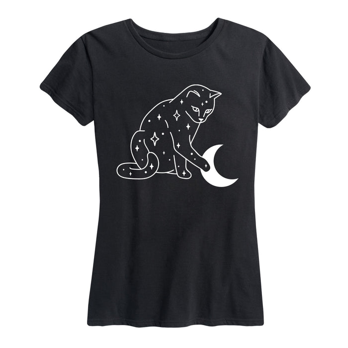 Starry Cat-Womens - Women's Short Sleeve T-Shirt