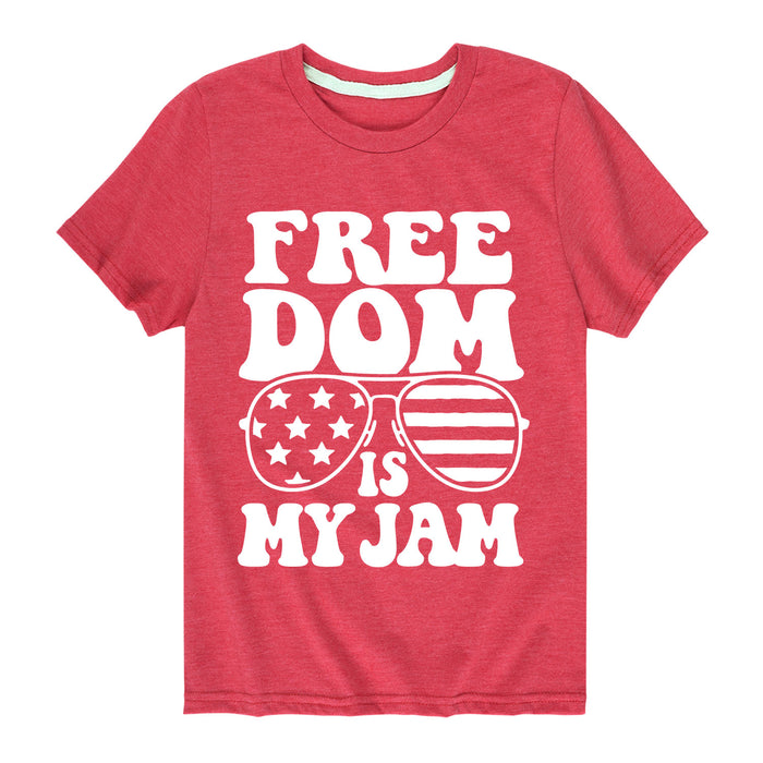 Freedom Is My Jam - Youth & Toddler Short Sleeve T-Shirt