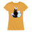 Black Cat With Easter Eggs - Women's Short Sleeve T-Shirt