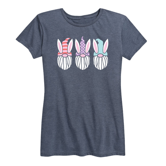 Easter Gnome Faces - Women's Short Sleeve T-Shirt