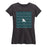 Waves With Shark Fin - Women's Short Sleeve T-Shirt