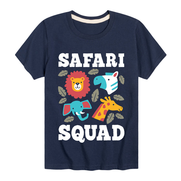Instant Message - Safari Squad - Youth & Toddler Short Sleeve T-Shirt 5T / Navy