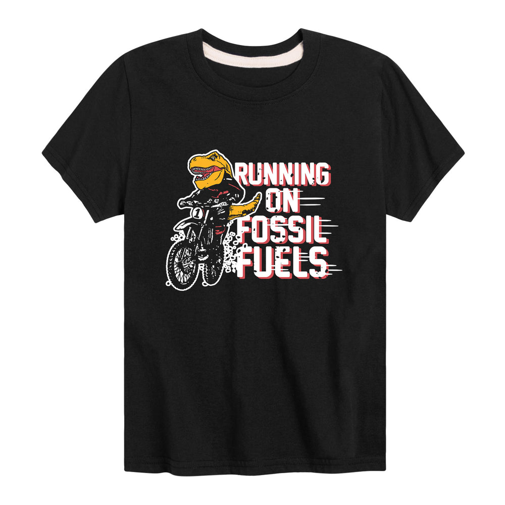 Running on Fossil Fuels - Youth & Toddler Short Sleeve T-Shirt