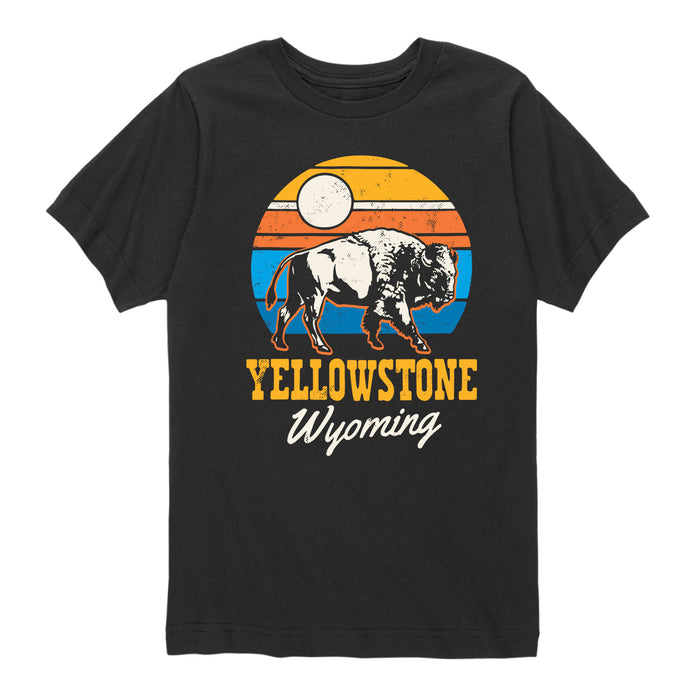 Yellowstone Bison - Youth Short Sleeve T-Shirt