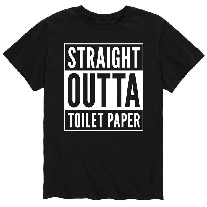 Straight Outta Toilet Paper - Men's Short Sleeve T-Shirt