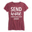 Send Wine Homeschool Mom - Women's Short Sleeve T-Shirt