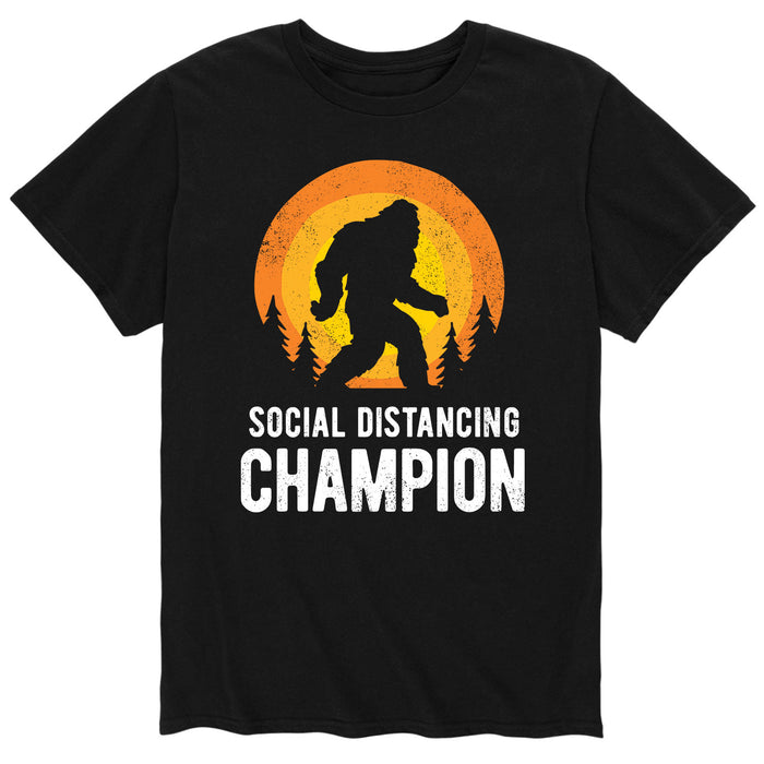 Social Distancing Champion - Men's Short Sleeve T-Shirt