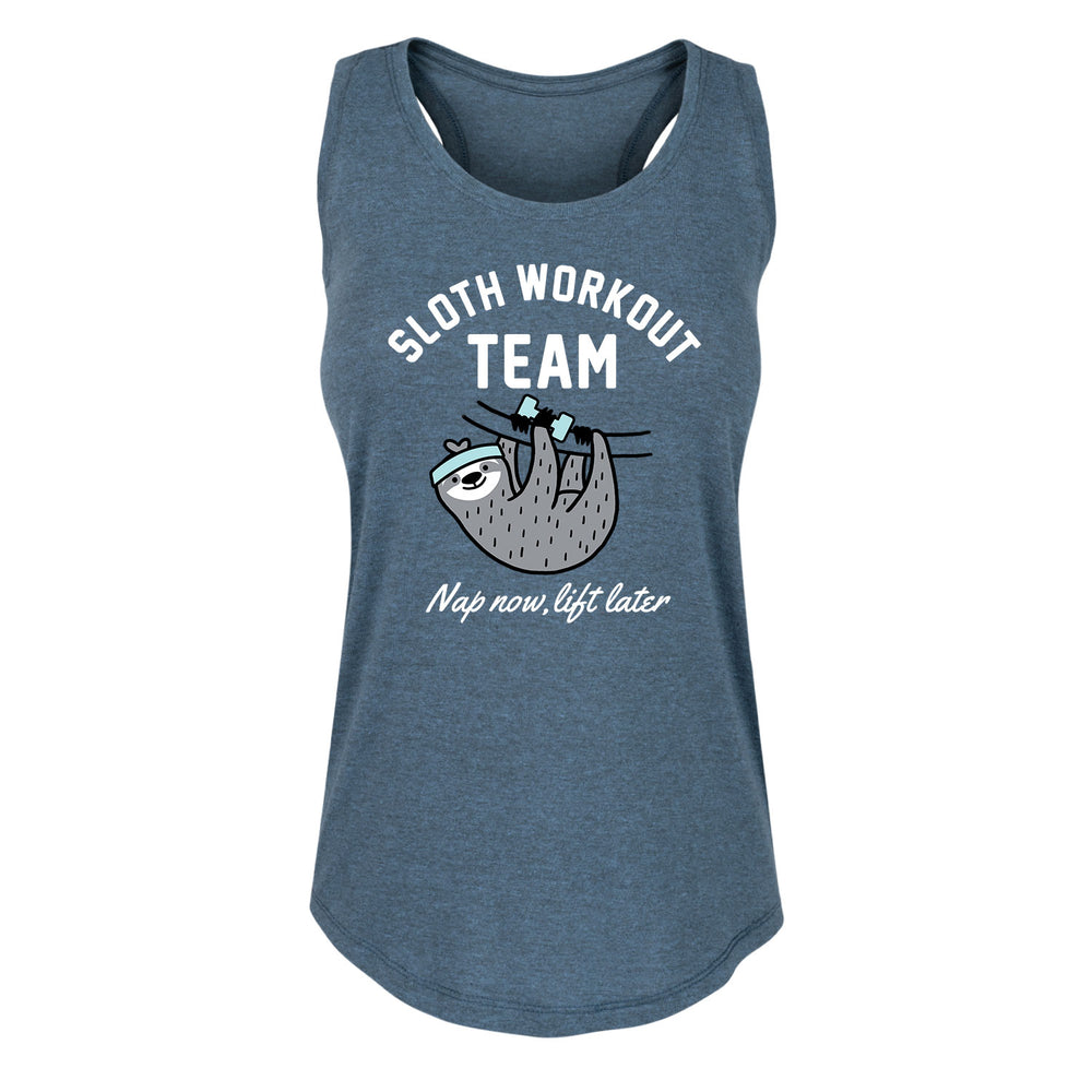 Sloth Workout Team - Women's Racerback Tank
