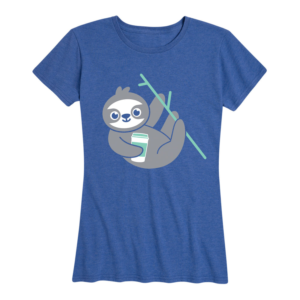 Coffee Sloth-Women's Short Sleeve T-Shirt