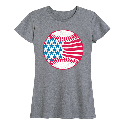 Baseball Flag - Women's Short Sleeve T-Shirt