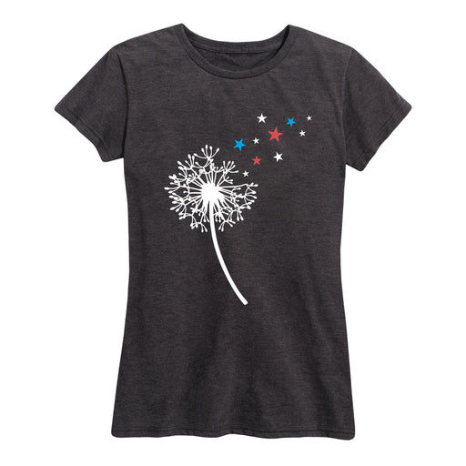 Dandelion With Stars - Women's Short Sleeve T-Shirt