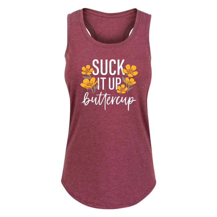 Suck It Up Buttercup - Women's Racerback Tank