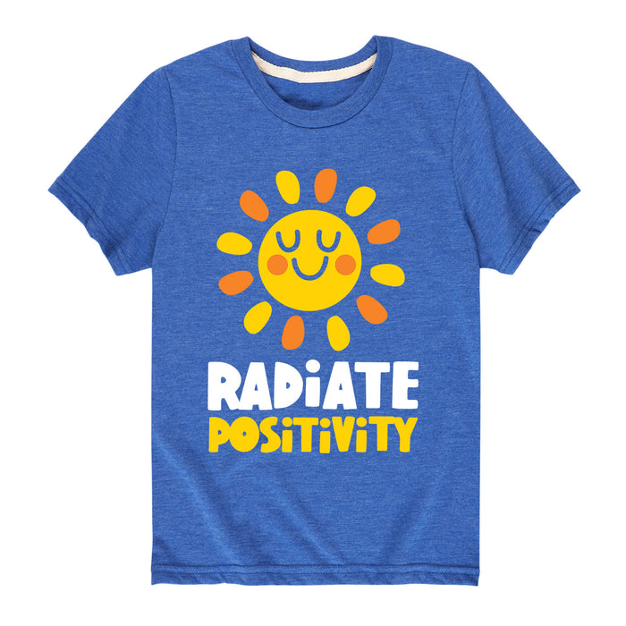 Radiate Positivity - Youth & Toddler Short Sleeve T-Shirt