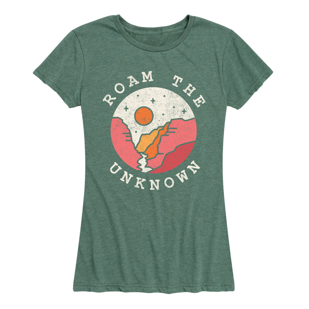 Roam The Unknown Canyon - Women's Short Sleeve T-Shirt