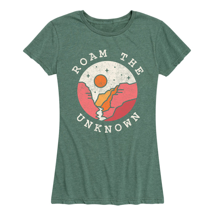Roam The Unknown Canyon - Women's Short Sleeve T-Shirt
