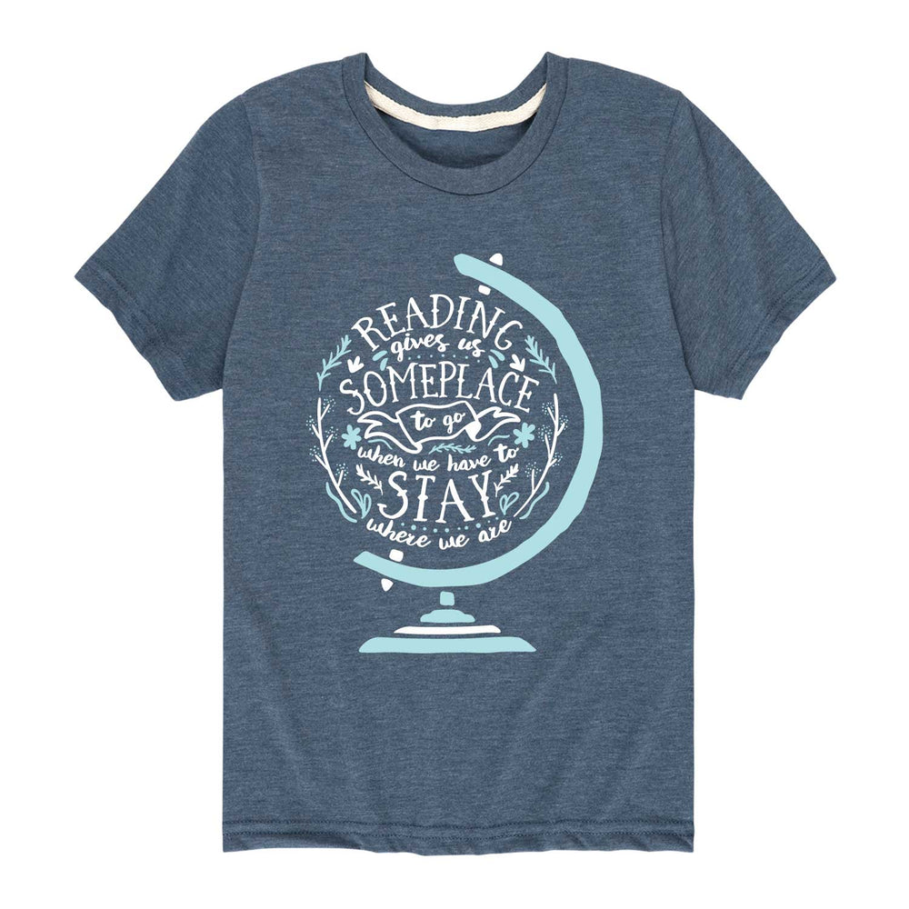 Reading Gives Us Someplace - Youth & Toddler Short Sleeve T-Shirt