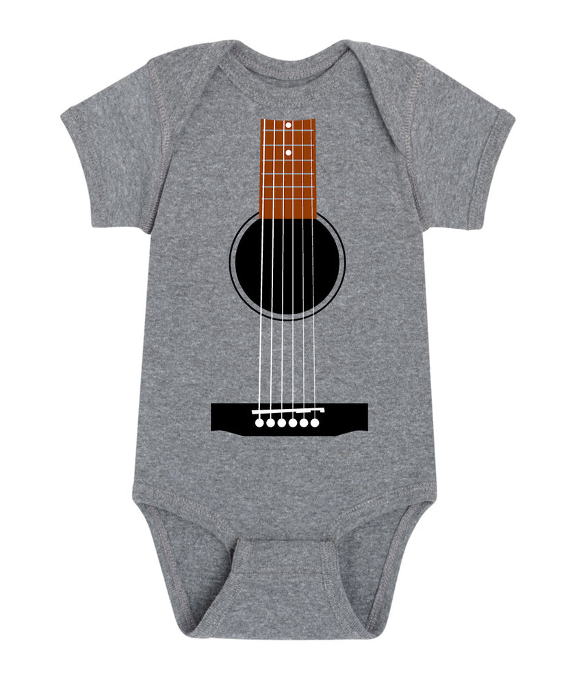 Acoustic Guitar Tuxedo - Infant One Piece