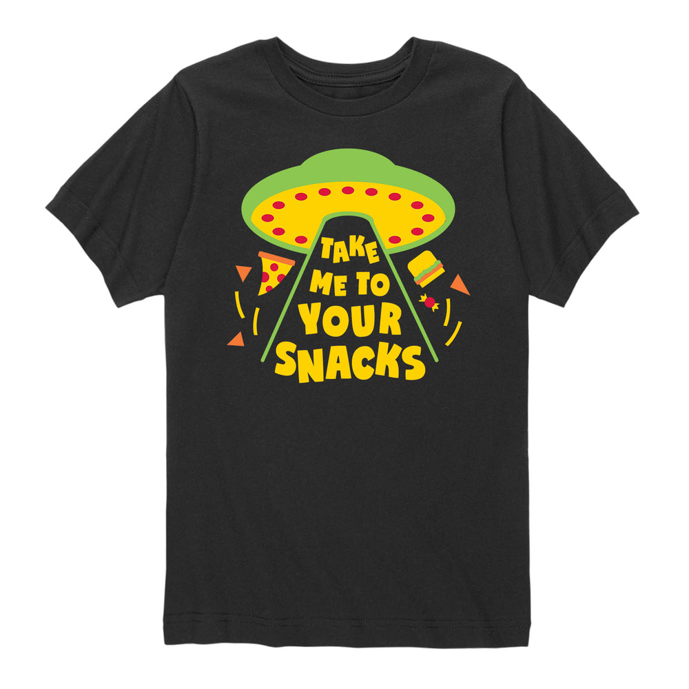 Take Me To Your Snacks - Youth & Toddler Short Sleeve T-Shirt