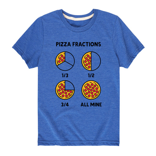 Pizza Fractions - Youth & Toddler Short Sleeve T-Shirt