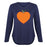 Pumpkin Heart - Women's Plus Size Long Sleeve T-Shirt