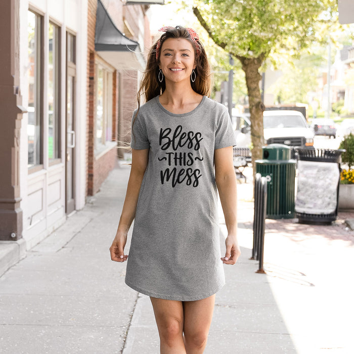 Bless This Mess - Women's Short Sleeve Dress