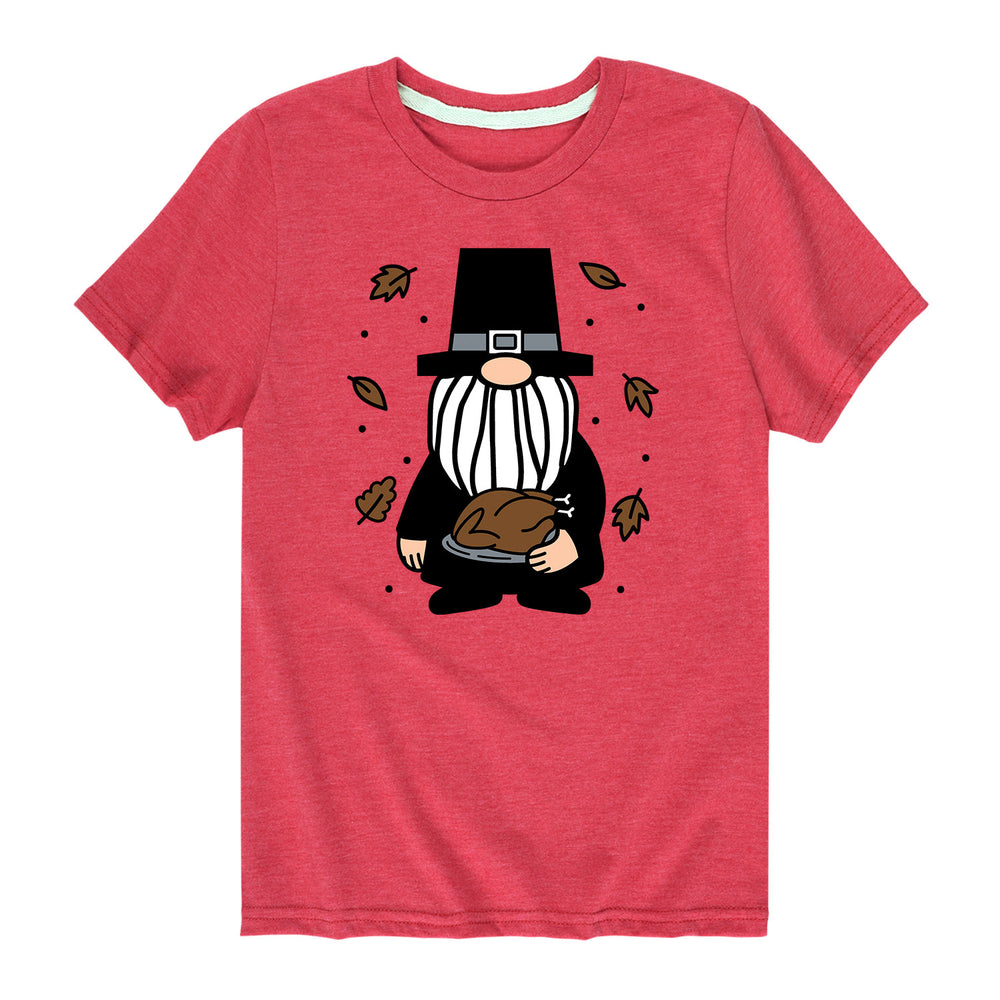 Pilgrim Gnome - Toddler And Youth Short Sleeve Graphic T-Shirt