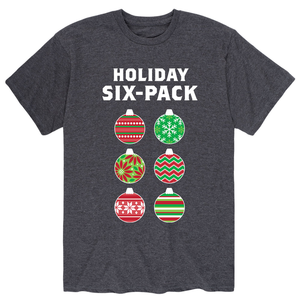 Holiday Six Pack Ornaments - Men's Short Sleeve T-Shirt