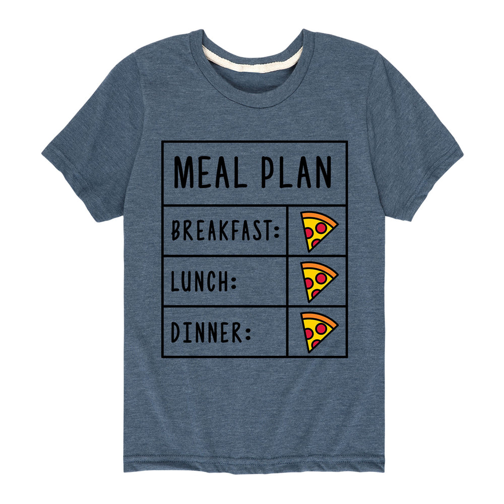 Pizza Meal Plan - Youth & Toddler Short Sleeve T-Shirt