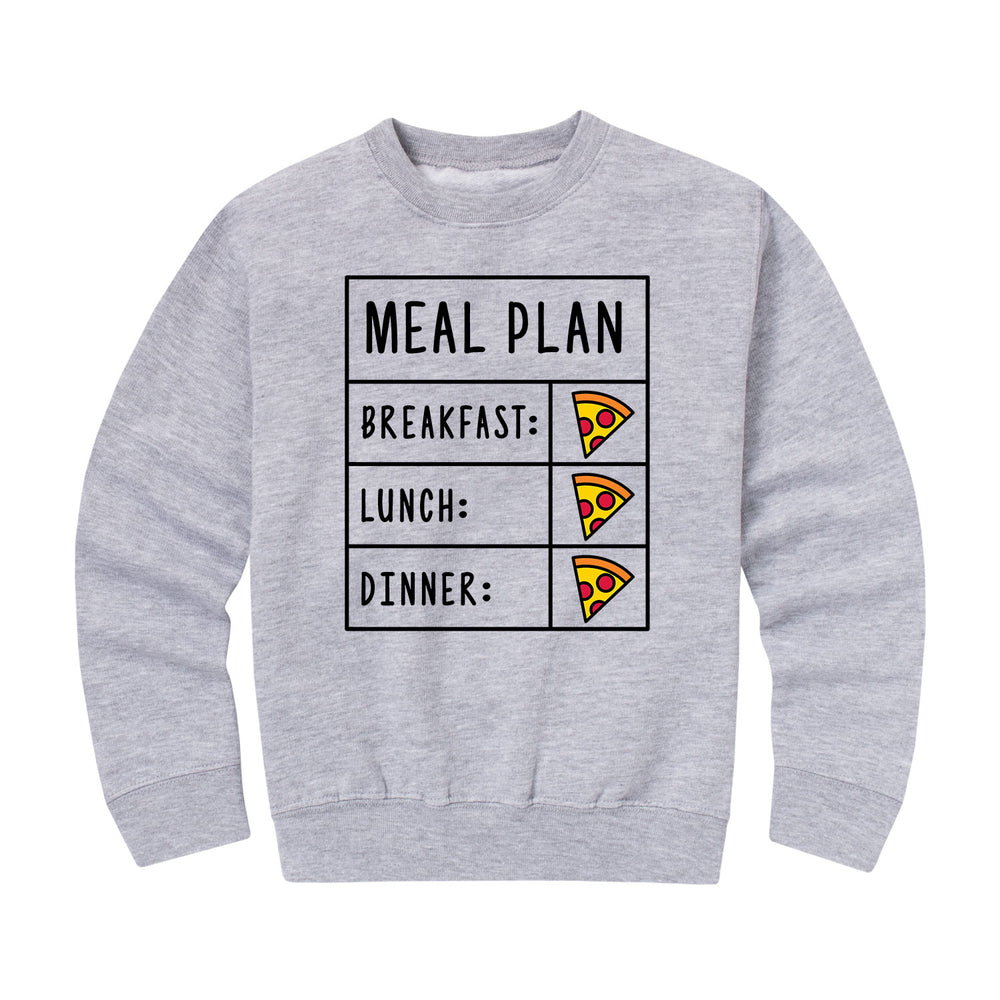 Pizza Meal Plan - Youth & Toddler Crew Neck Fleece
