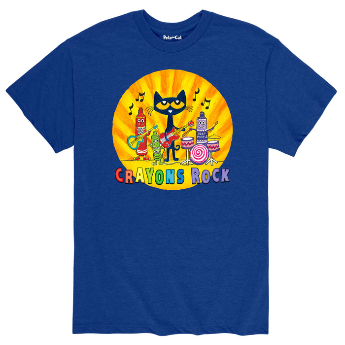 Crayons Rock - Men's Short Sleeve T-Shirt