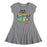 Pete Crayon Drawing - Youth & Toddler Girls Fit and Flare Dress