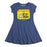 Swing Time - Youth & Toddler Girls Fit and Flare Dress