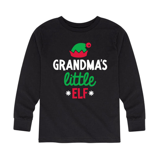 Little Elf Grandma - Toddler And Youth Long Sleeve Graphic T-Shirt