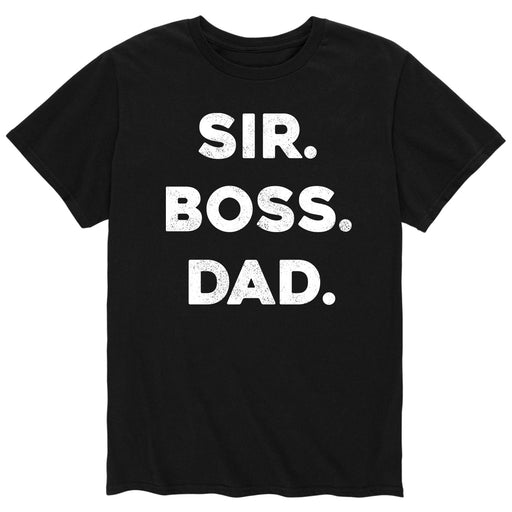 Sir Boss Dad - Men's Short Sleeve T-Shirt