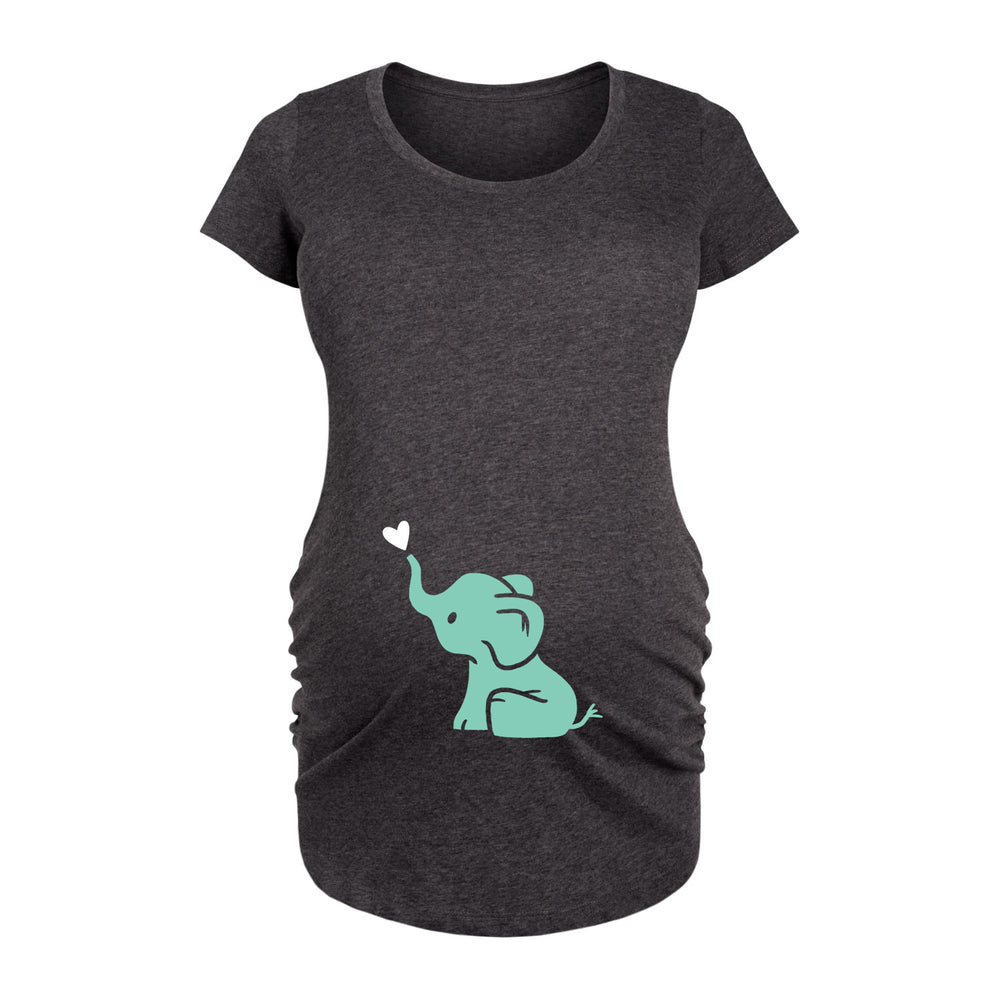 Baby Elephant - Maternity Short Sleeve T-Shirt
