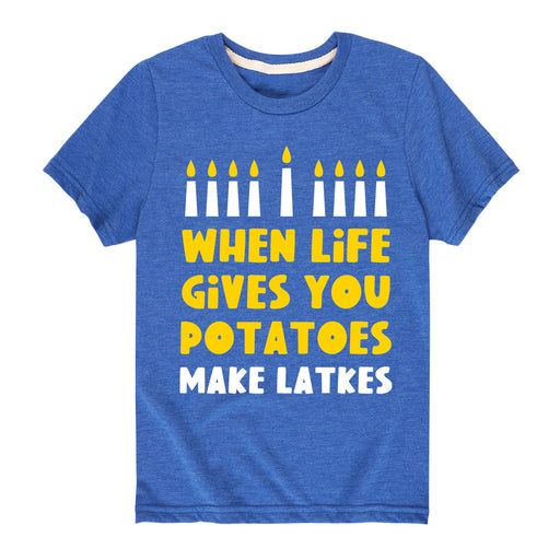 When Life Gives You Potatoes - Toddler And Youth Short Sleeve Graphic T-Shirt