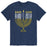 Hanukkah Menorah - Men's Short Sleeve Graphic T-Shirt