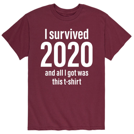 I Survived 2020 - Men's Short Sleeve T-Shirt