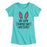 Did Some Bunny Say Chocolate - Youth & Toddler Girls Short Sleeve T-Shirt