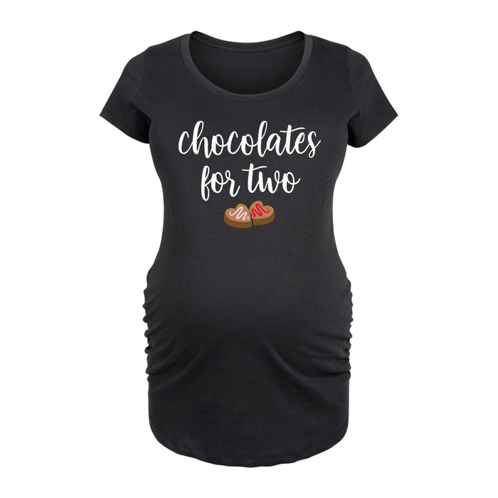 Chocolates For Two - Maternity Short Sleeve T-Shirt