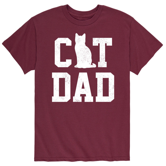 Cat Dad - Men's Short Sleeve T-Shirt