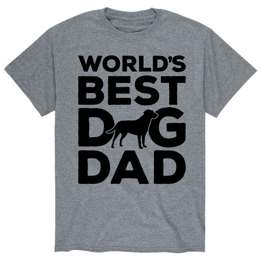 Worlds Best Dog Dad - Men's Short Sleeve T-Shirt